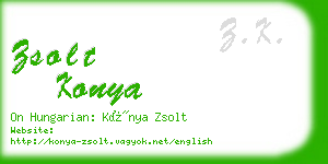 zsolt konya business card